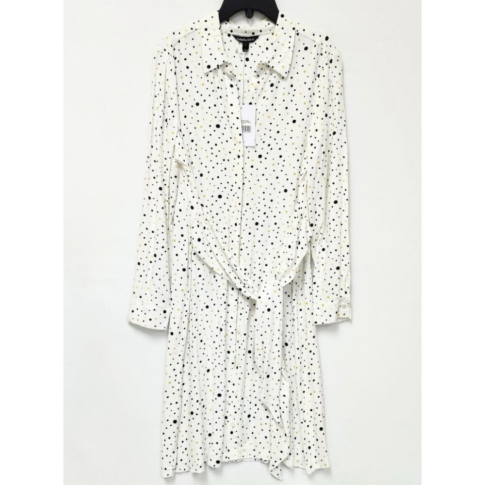 Isabella Oliver White Polka Dot Maternity Dress